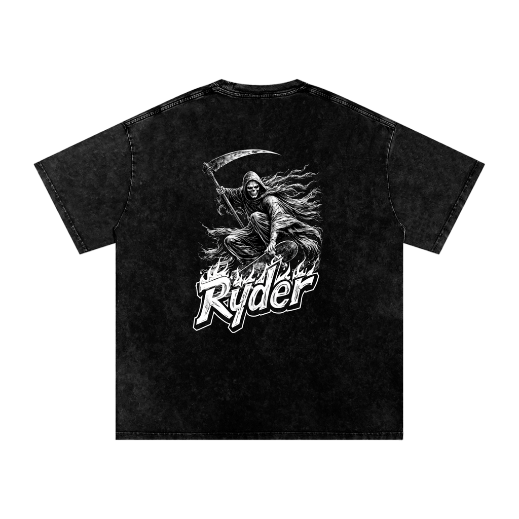 Grim Snow Oversized Cotton T-Shirt