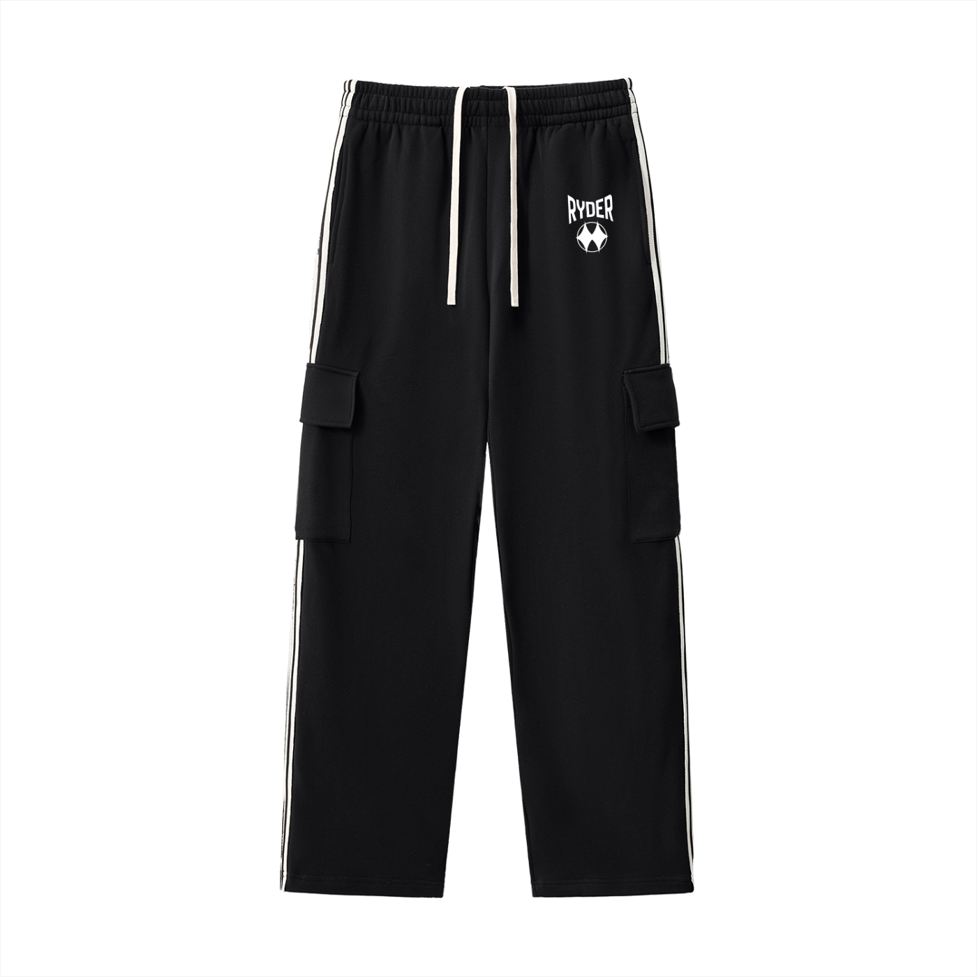 Side Stripe Straight-Leg Pants