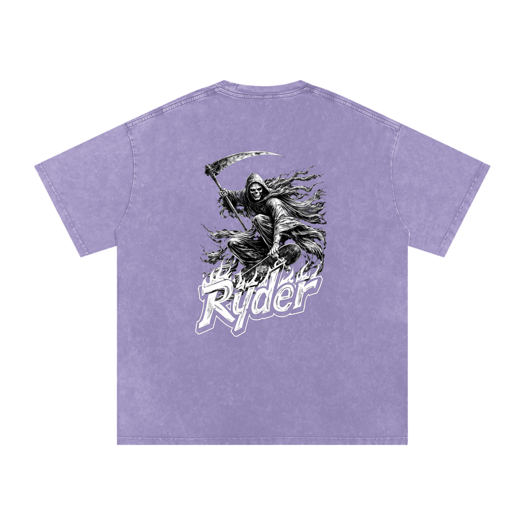 Grim Snow Oversized Cotton T-Shirt