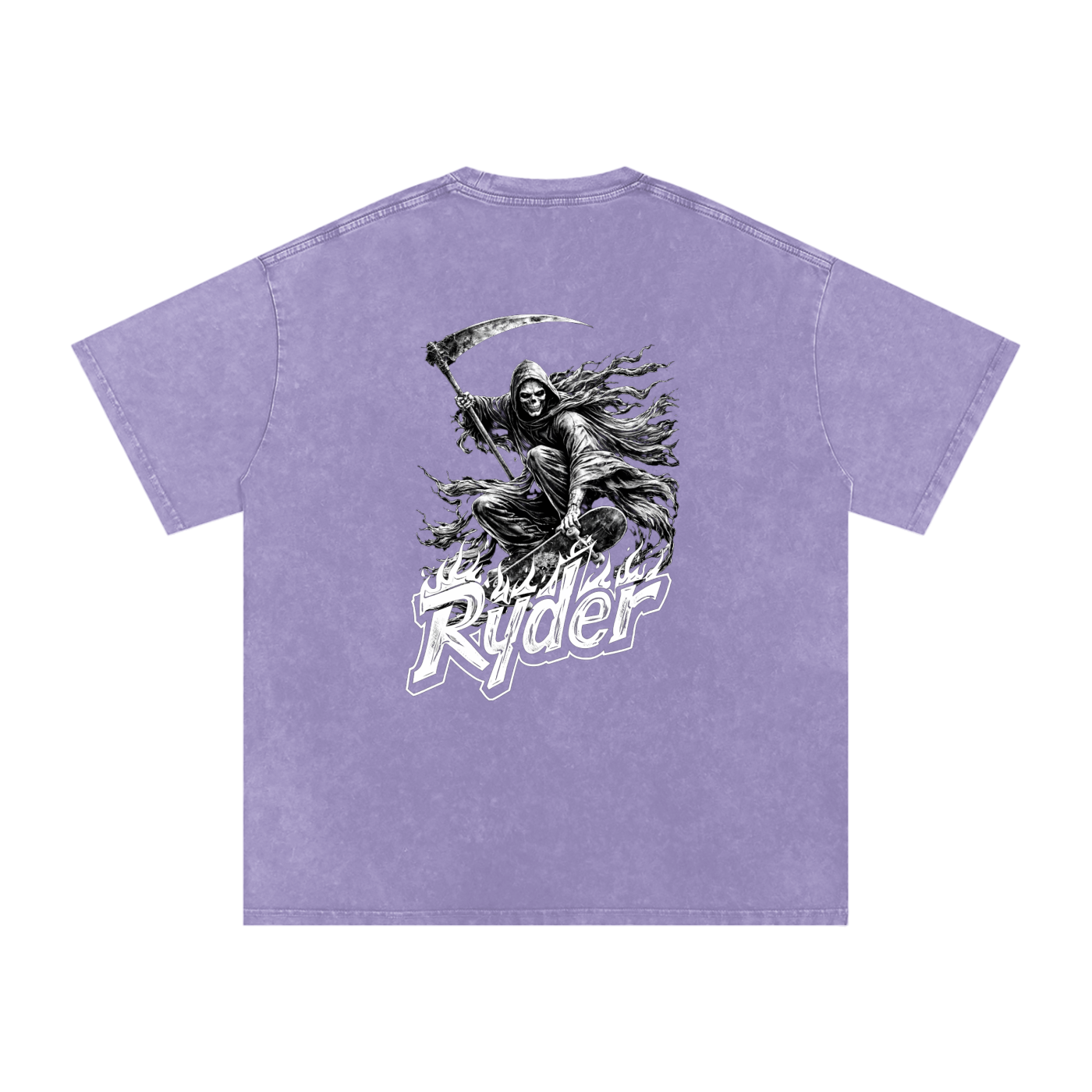 Grim Snow Oversized Cotton T-Shirt