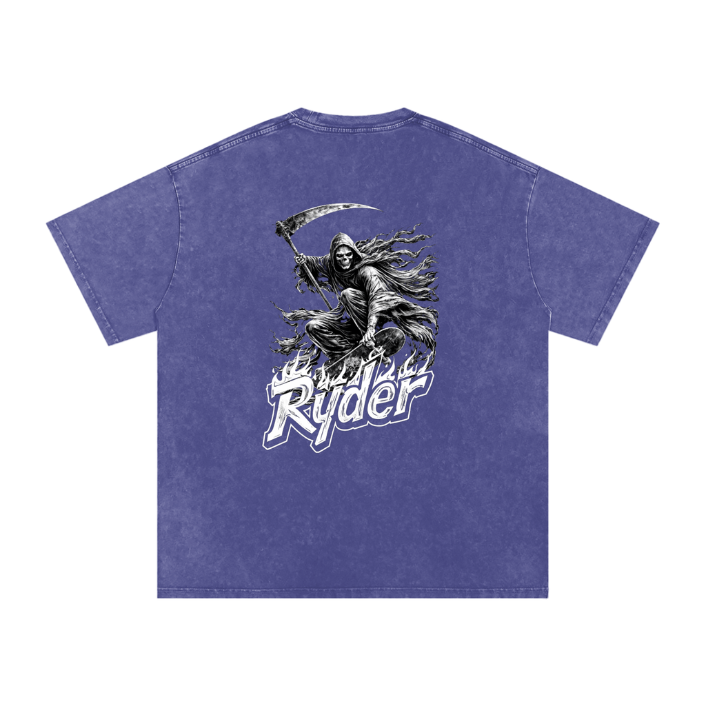 Grim Snow Oversized Cotton T-Shirt