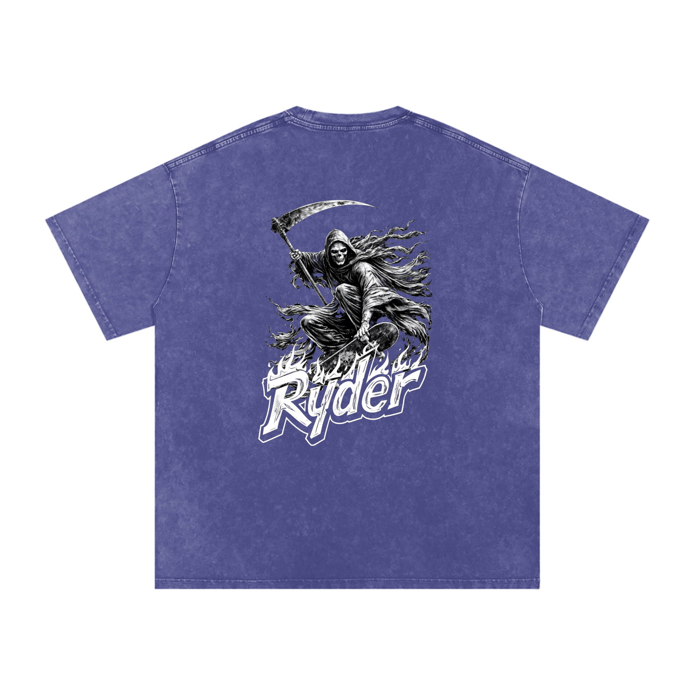 Grim Snow Oversized Cotton T-Shirt