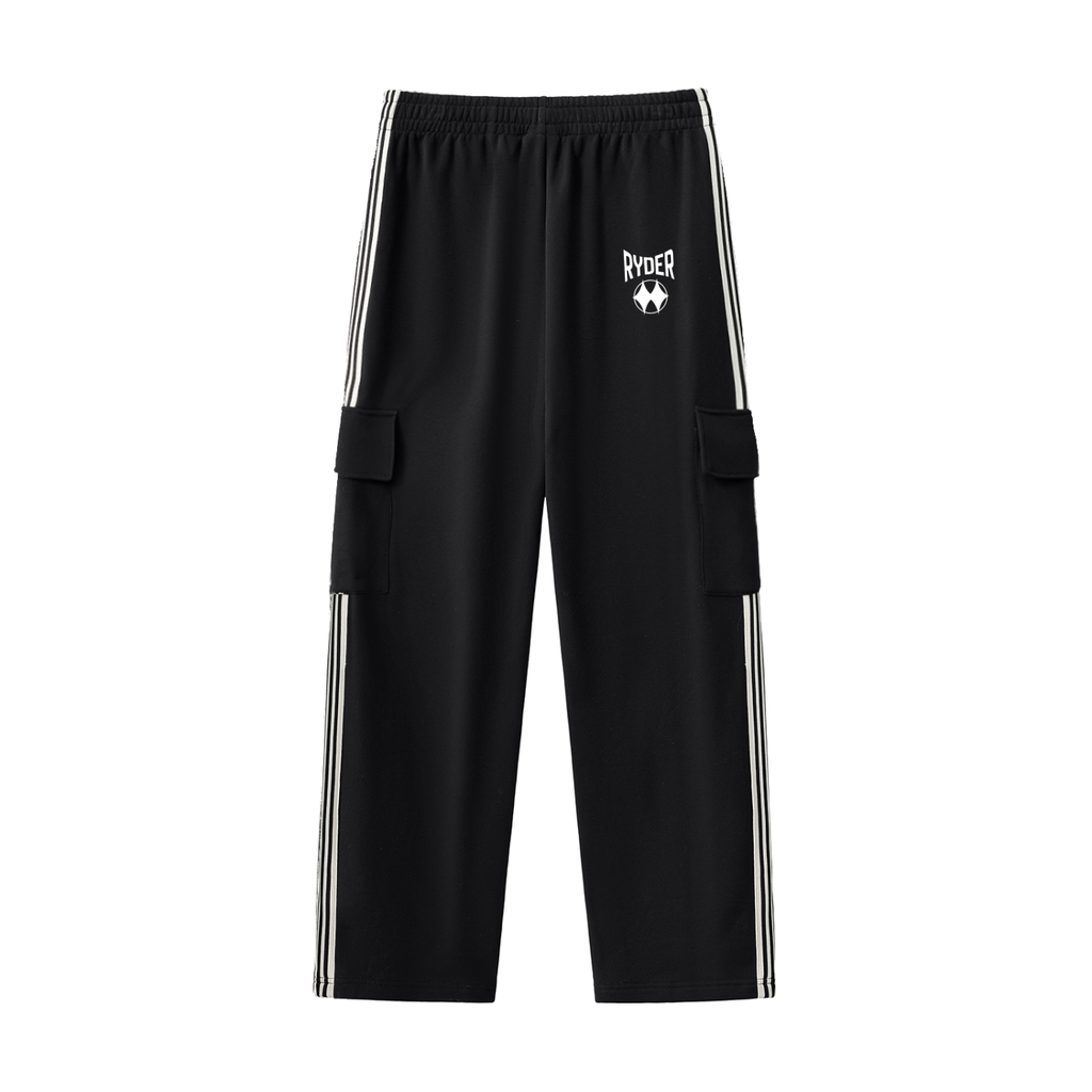 Side Stripe Straight-Leg Pants