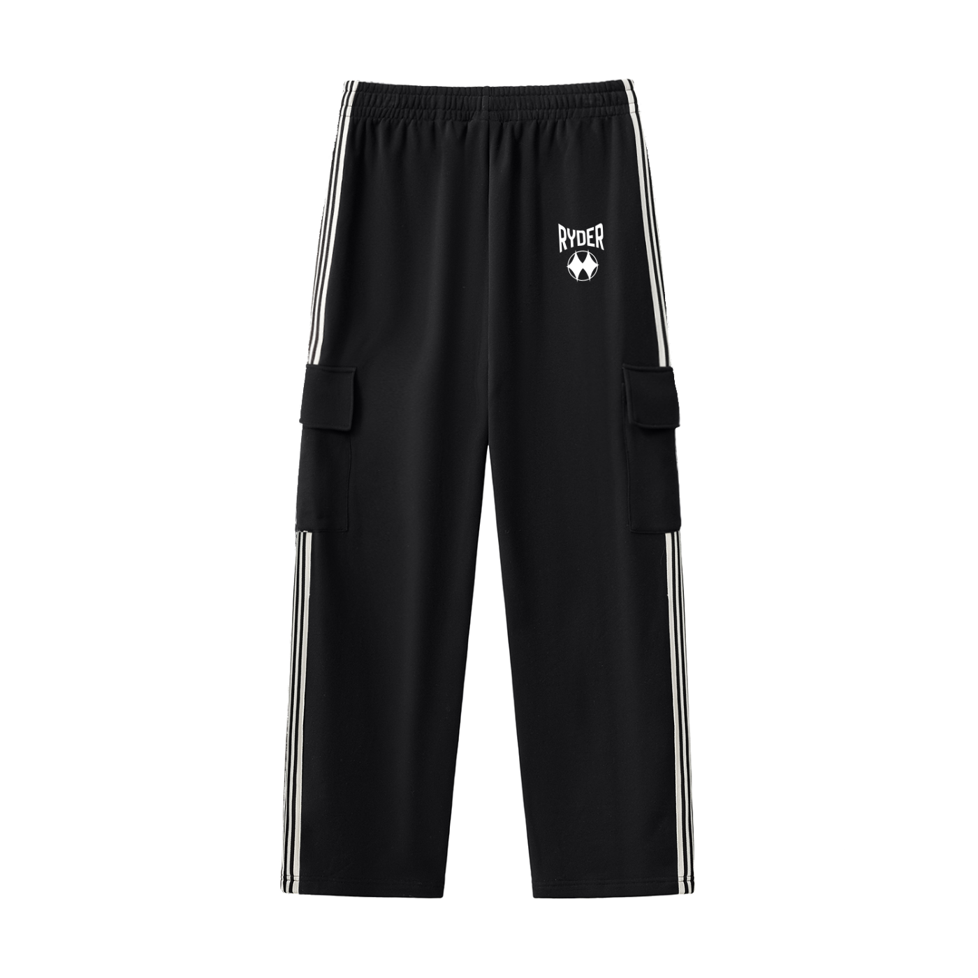 Side Stripe Straight-Leg Pants