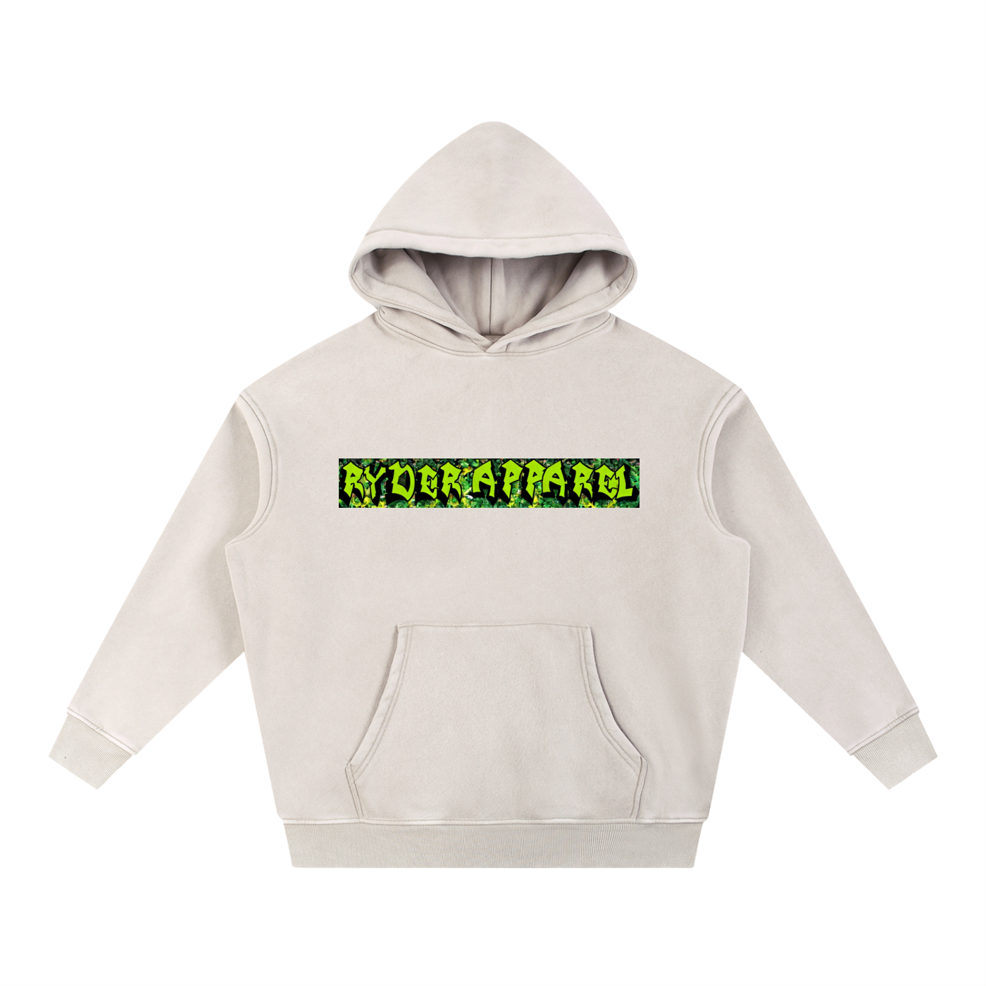 Snow Wash Fleece Oversize Hoodie