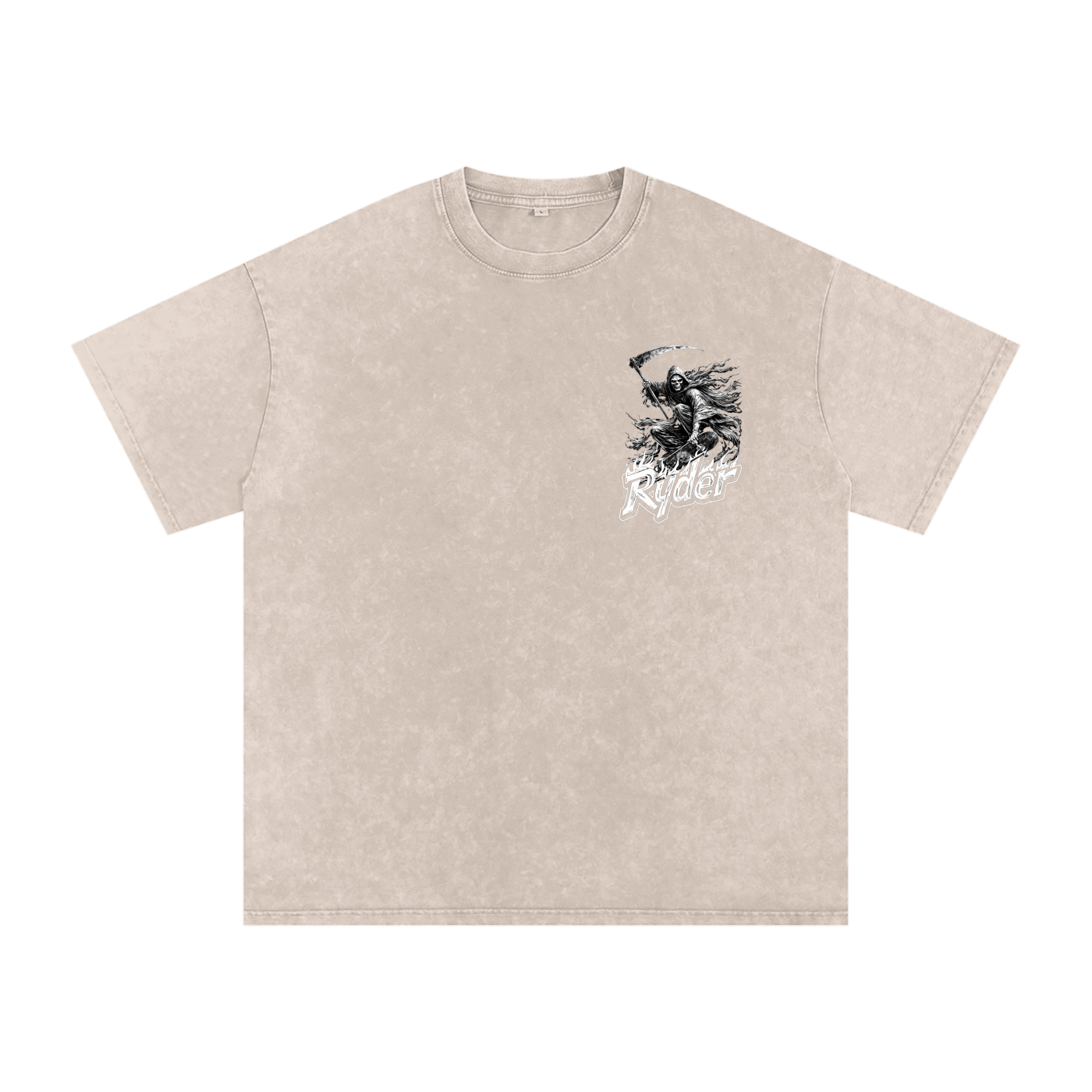 Grim Snow Oversized Cotton T-Shirt