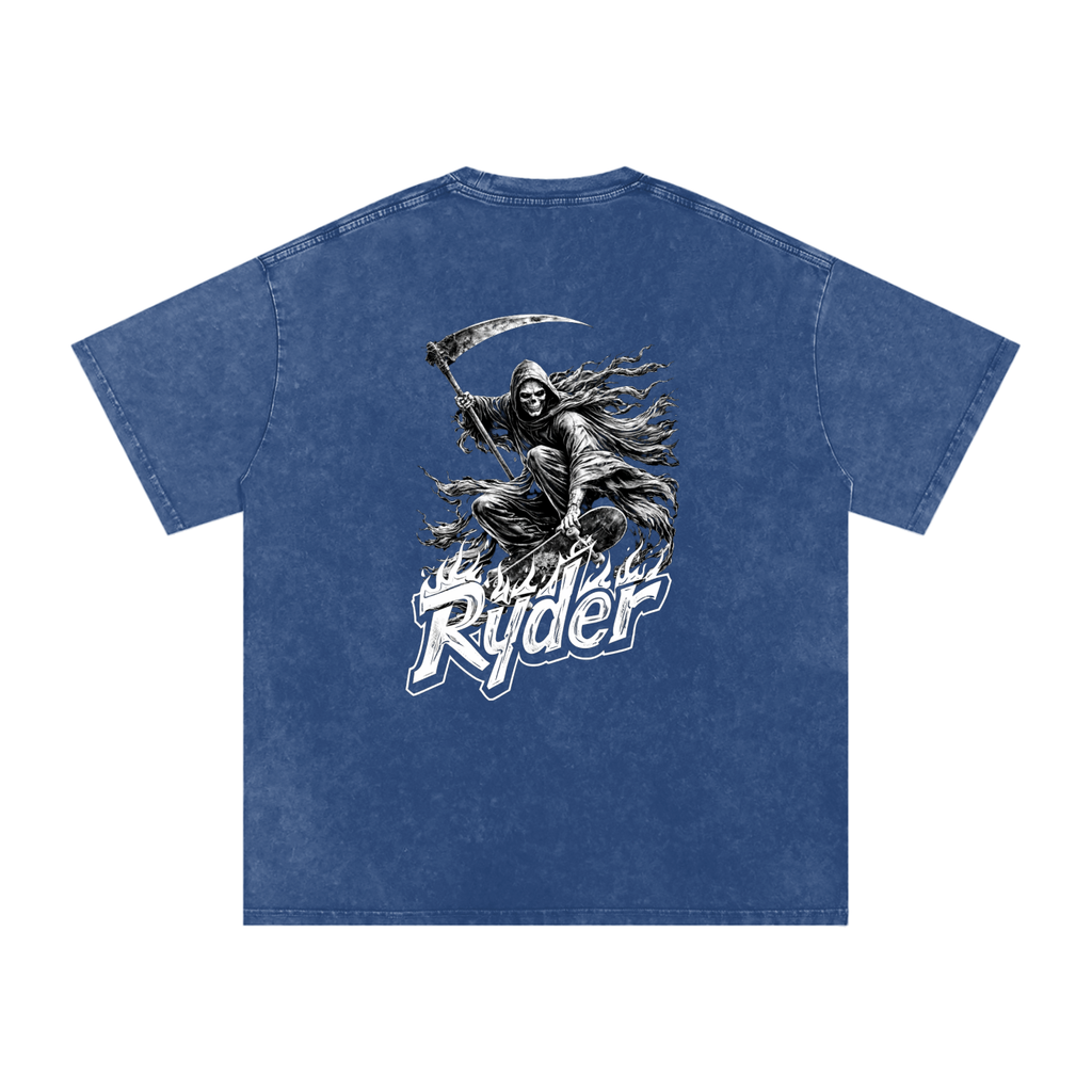 Grim Snow Oversized Cotton T-Shirt