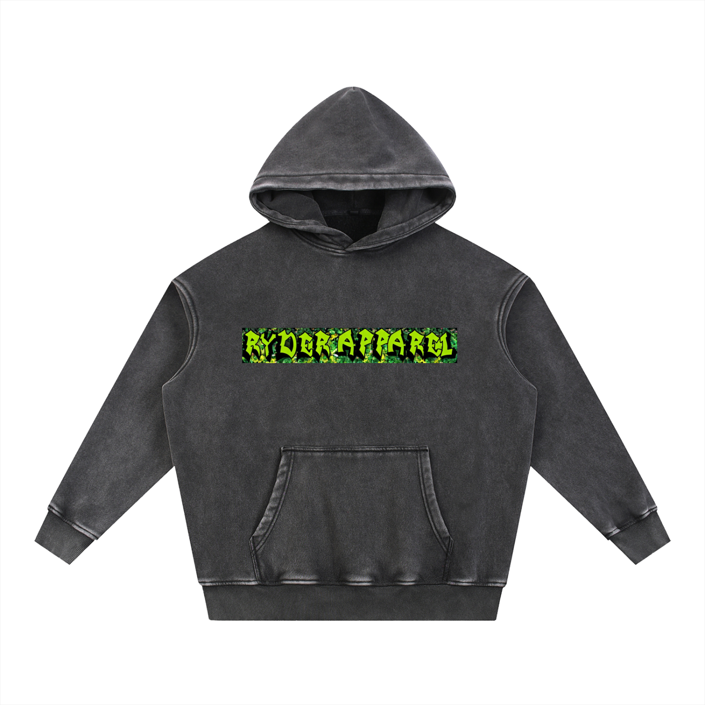 Snow Wash Fleece Oversize Hoodie