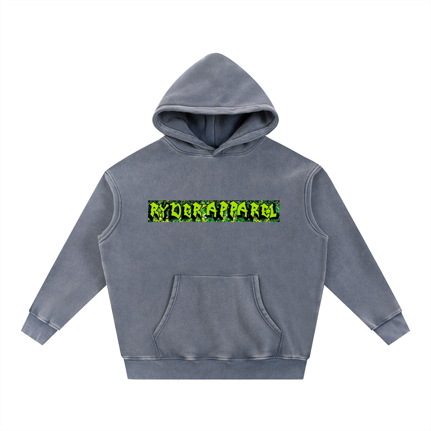 Snow Wash Fleece Oversize Hoodie