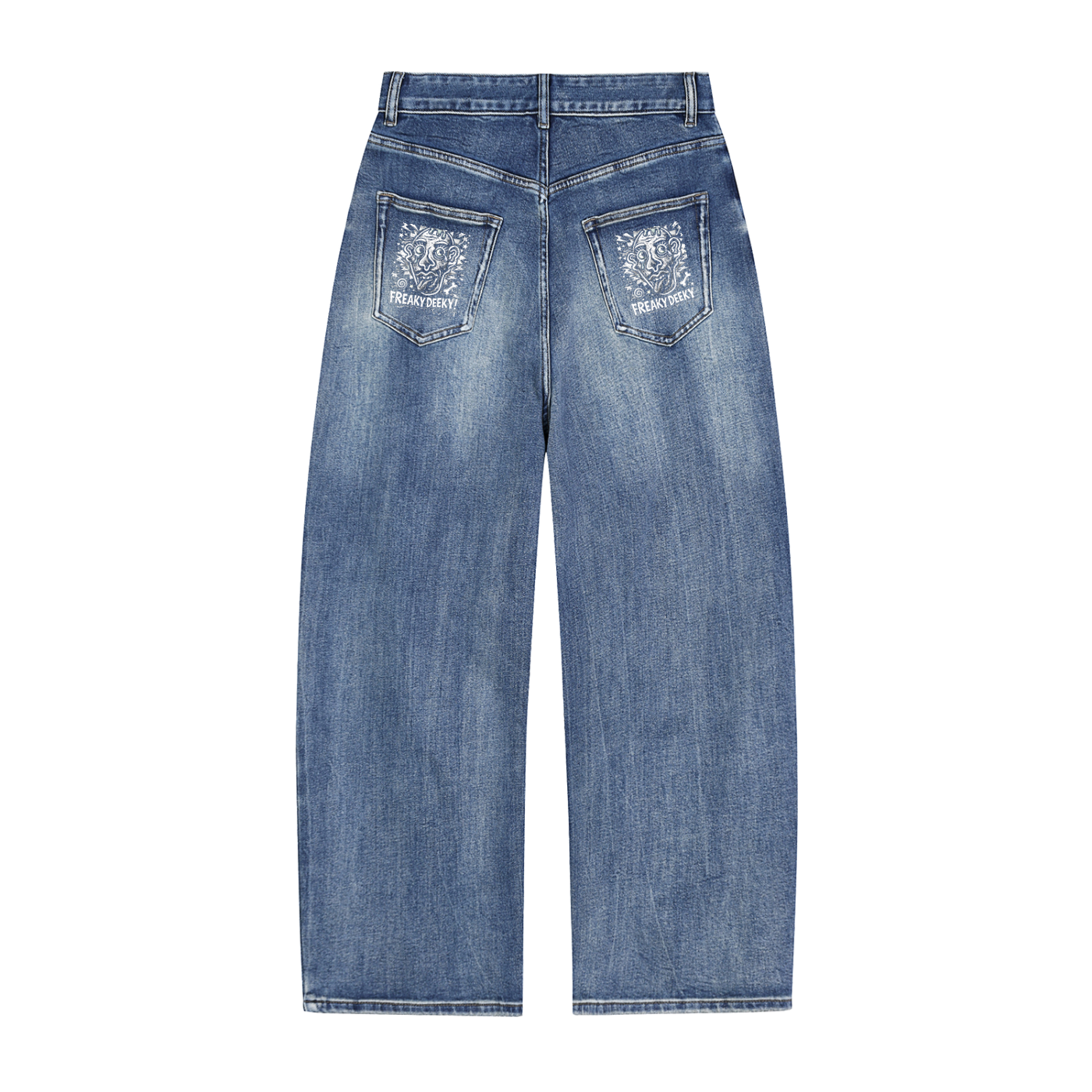 Sun Fade Heavyweight Denim Jeans