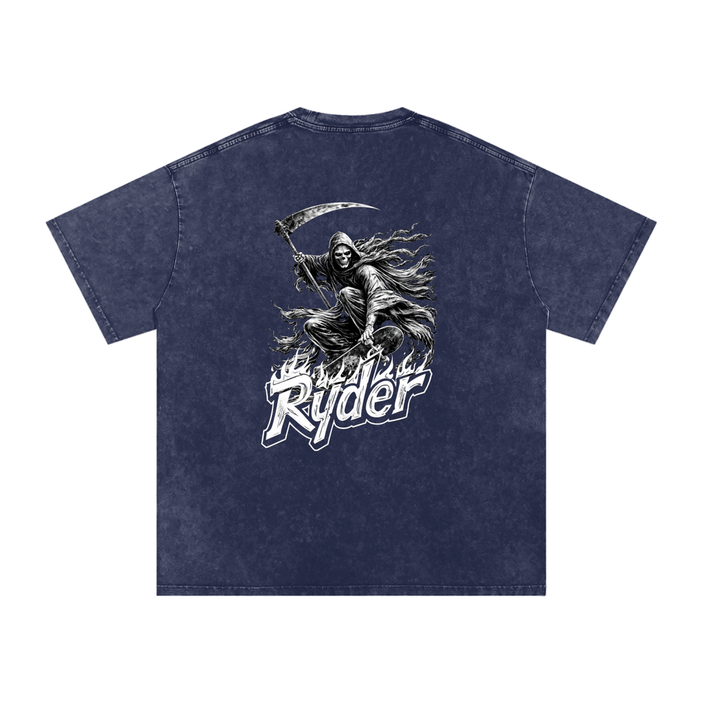 Grim Snow Oversized Cotton T-Shirt