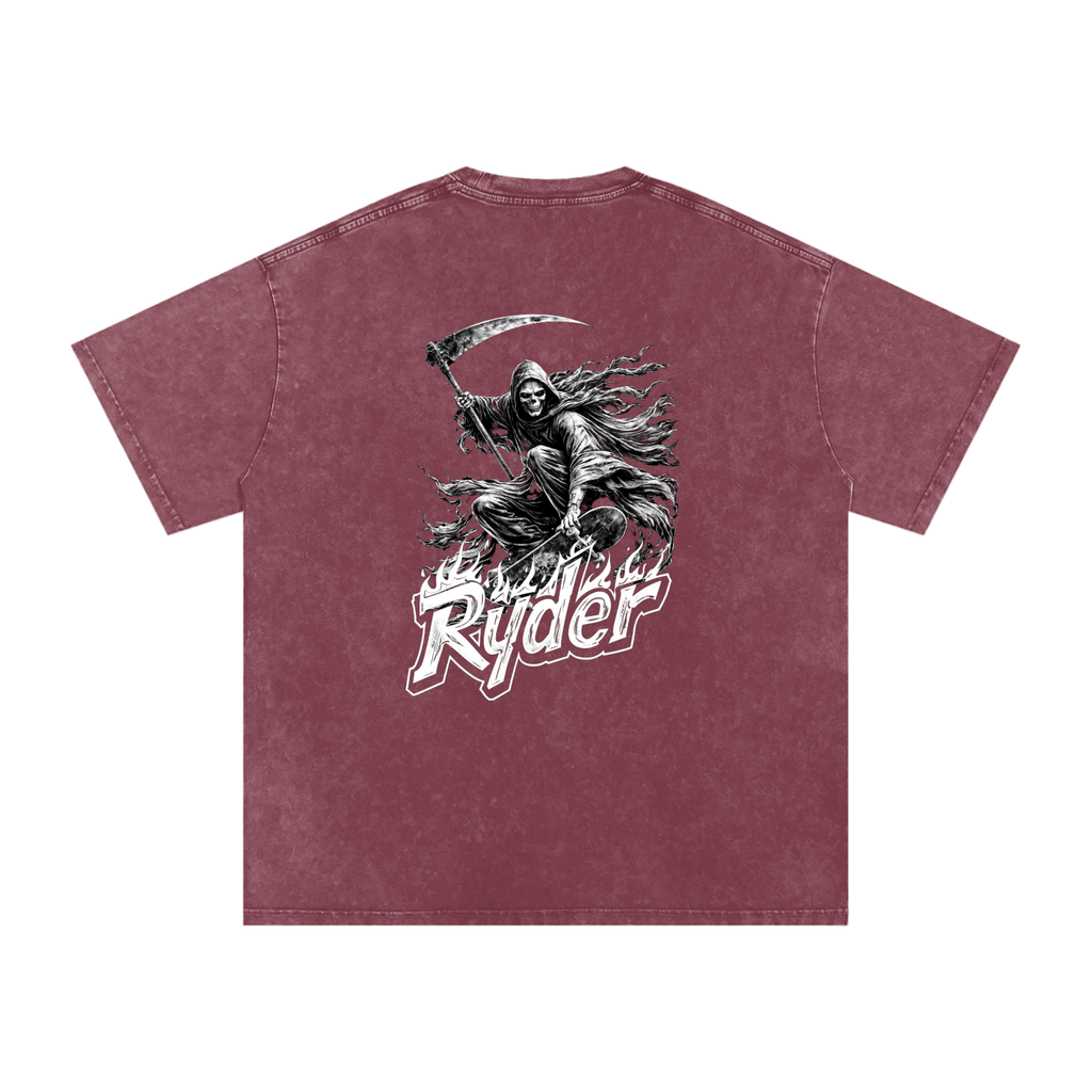 Grim Snow Oversized Cotton T-Shirt