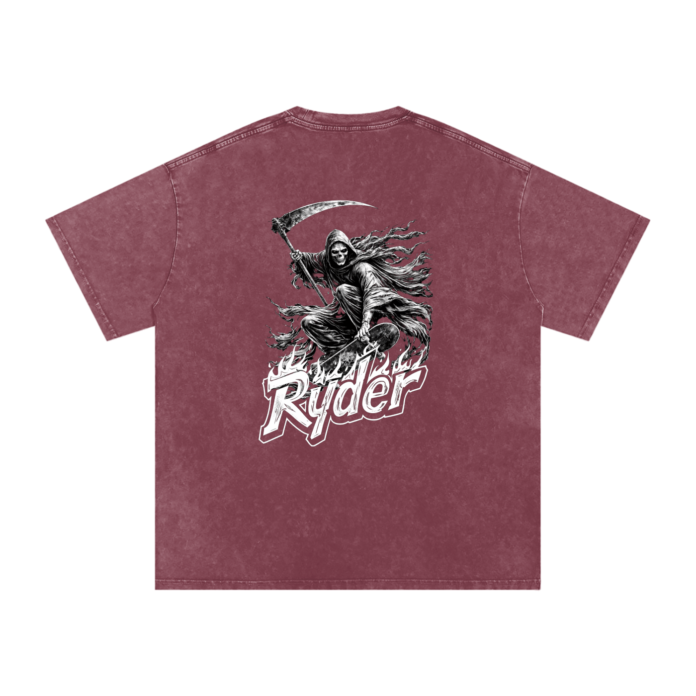 Grim Snow Oversized Cotton T-Shirt