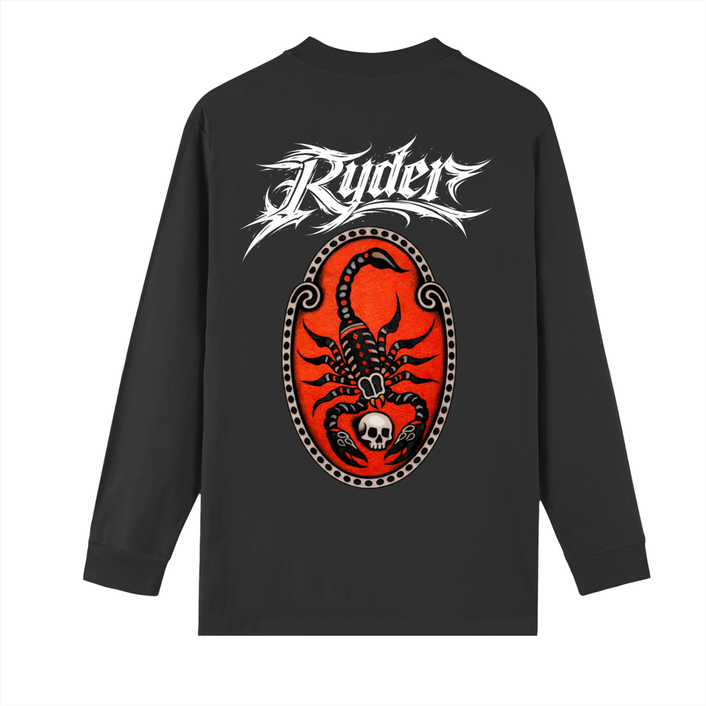 Crew Neck Drop Shoulder Long Sleeve Shirt