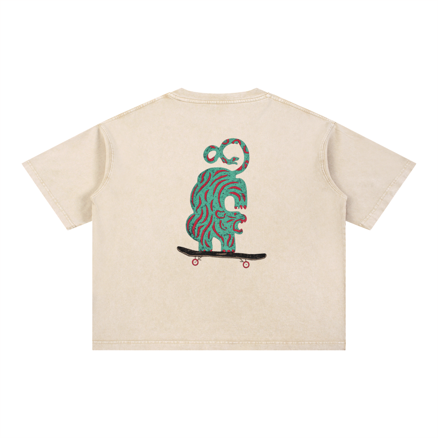 Tiger Boxy Cotton T-Shirt