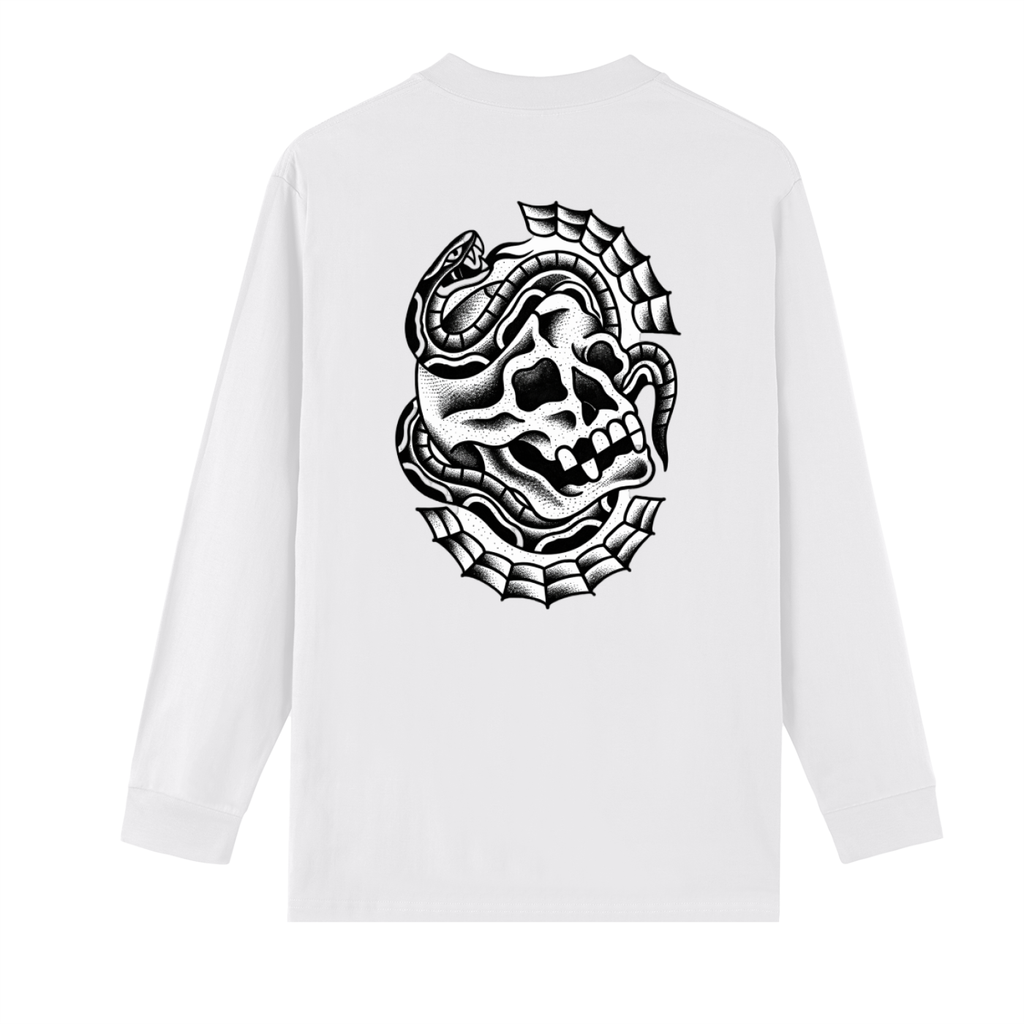 Crew Neck Drop Shoulder Long Sleeve Shirt