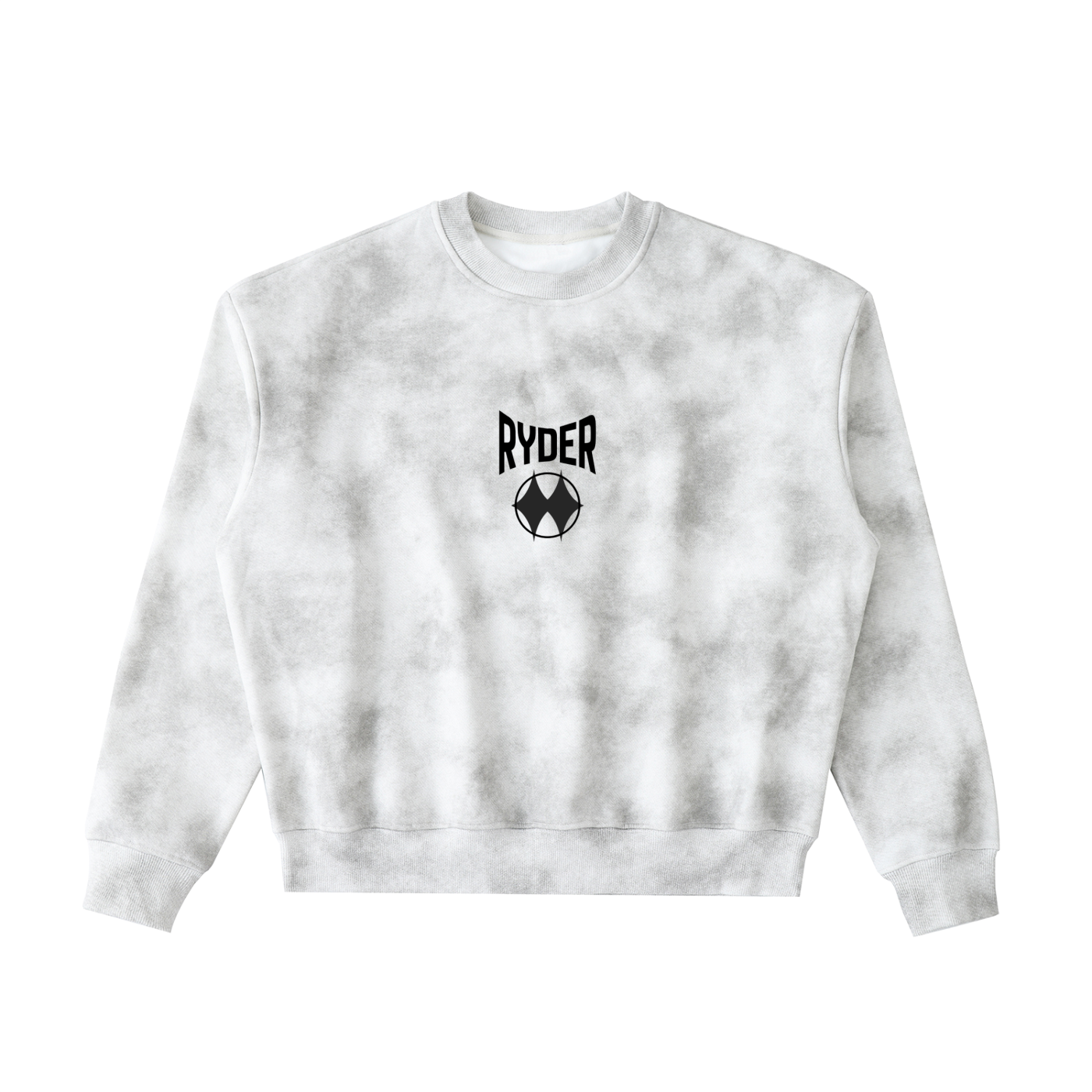 Scuff Washed Boxy Fleeced Sweatshirt